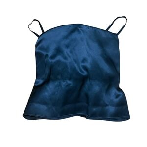 Acne Studios Roxi CTN EA Black Silk Blend Corset Peplum Blouse Top Size 34 NEW